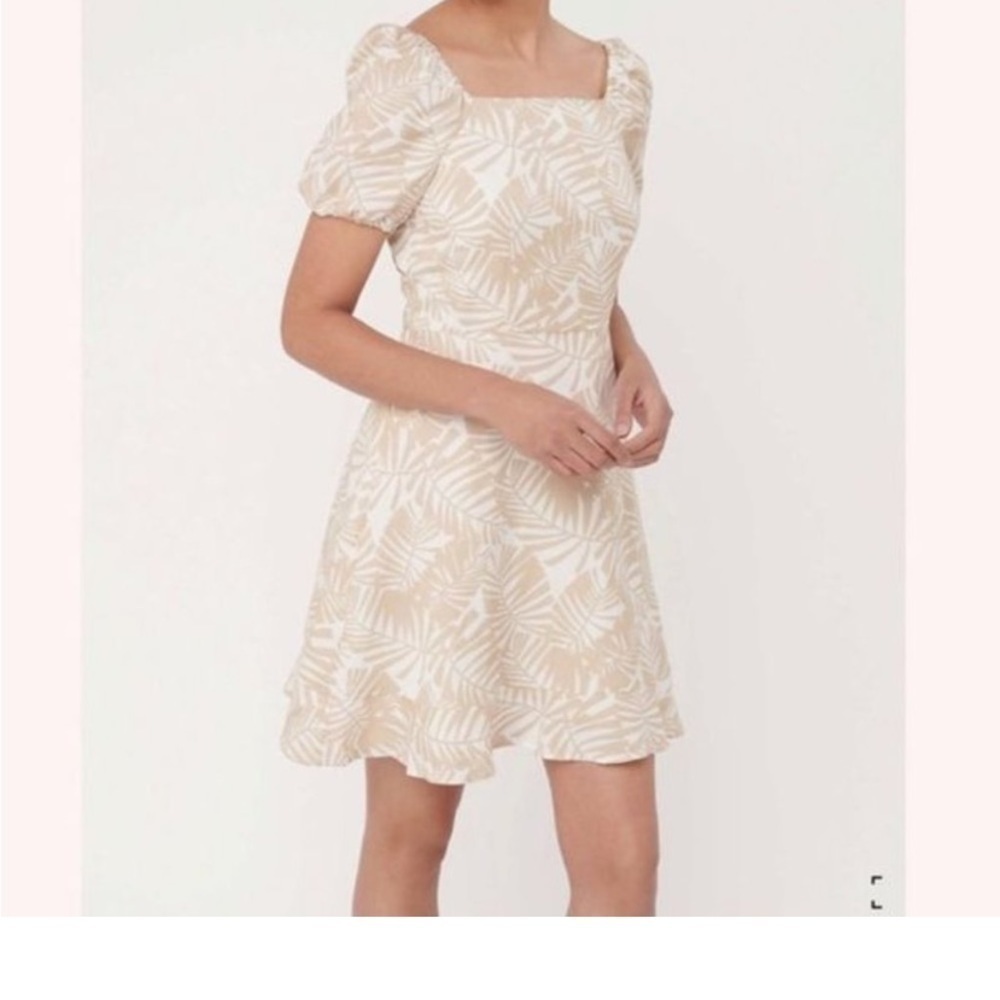 Loft Dresses Loft Palm Tie
Back Flare Dress